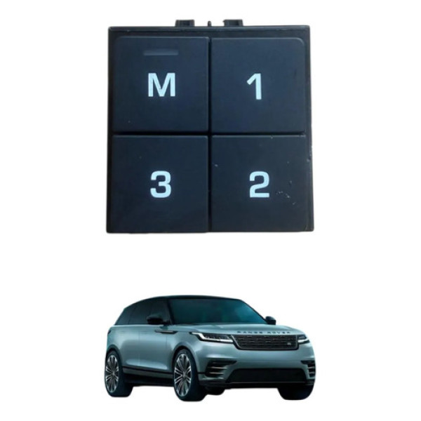 Botao Memória Banco Motorista Land Rover Velar 2021 2022 Preto