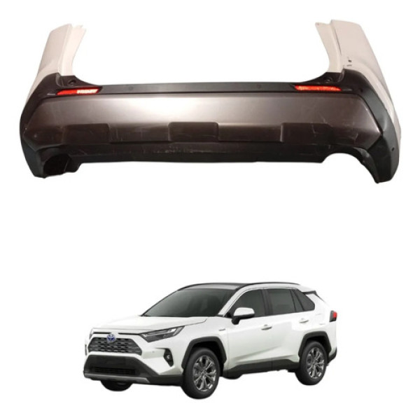 Parachoque Traseiro Toyota Rav4 2020 2021 2022 Hybrid