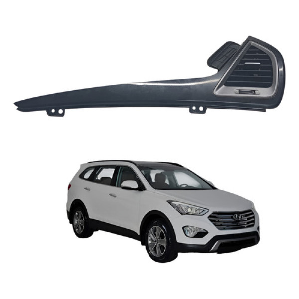 Difusor Lateral Ar Condicionado Santa Fe 2014 2018 Esquerdo