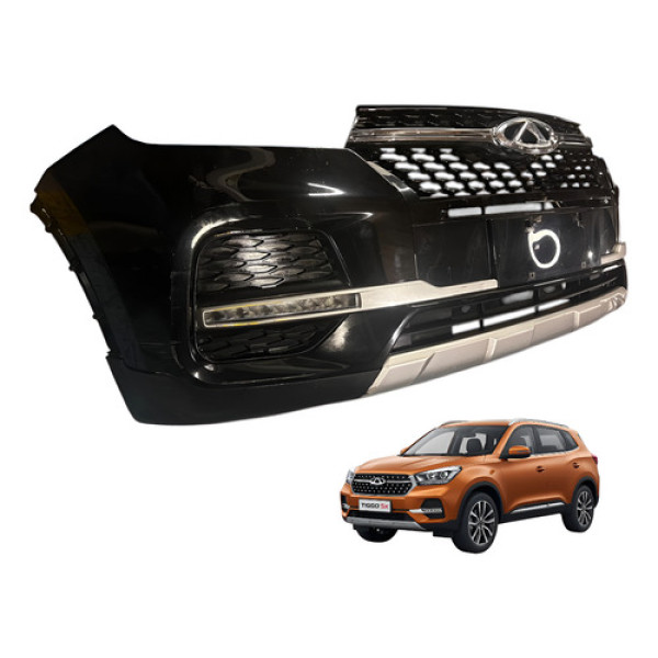 Parachoque Dianteiro Tiggo 5x 2018 2021 Original Completo Preto