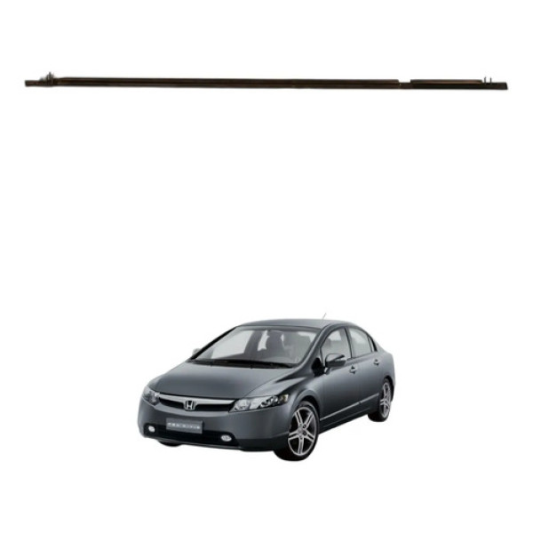 Pestana Porta Traseira Esquerda Honda Civic 2008 A 2012 Preto