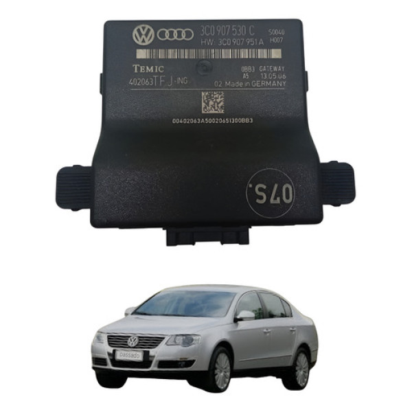 Modulo Sensor Estacionamento Vw Passat 2007 2012 3c0907530c Preto