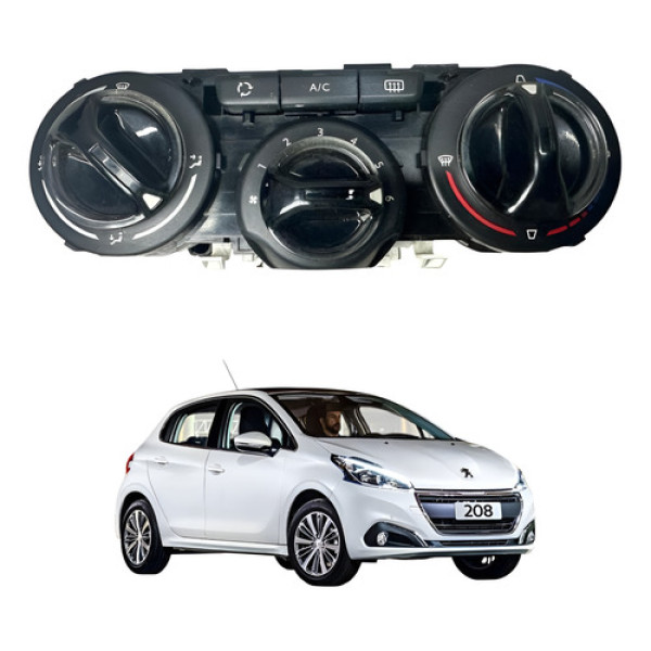 Painel Comando Ar Condicionado Peugeot 208 2013  2015