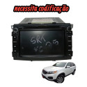 Multimidia Radio Tela Kia Sorento 2011 2012 3.5 V6 Preto