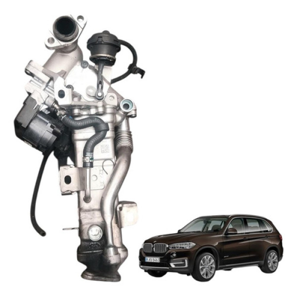 Valvula Egr Com Radiador Bmw X5 3.0 Diesel 2014 2017 F15