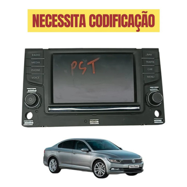 Tela Multimídia Volkswagen Passat 2015 2016 2017