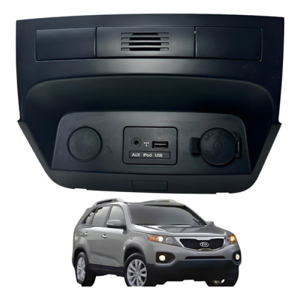 Acabamento Painel Kia Sorento 2010 2014 93300-2p050 Preto
