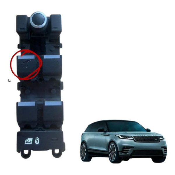 Comando Vidro Elétrico Land Rover Velar 2021 2022 Diant Esq
