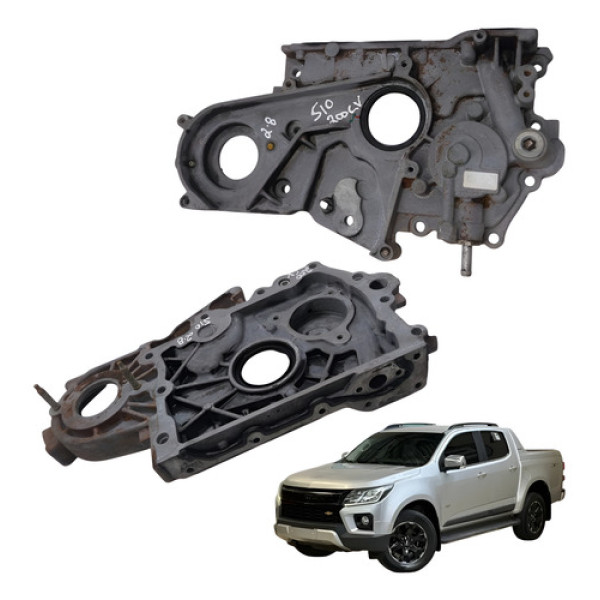 Flange Bomba Oleo Chevrolet S10 2.8 200cv 2021 2022 Cinza