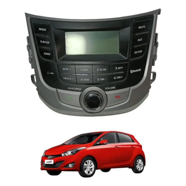 Rádio Som Bluetooth Original Hyundai Hb20 2013 2017
