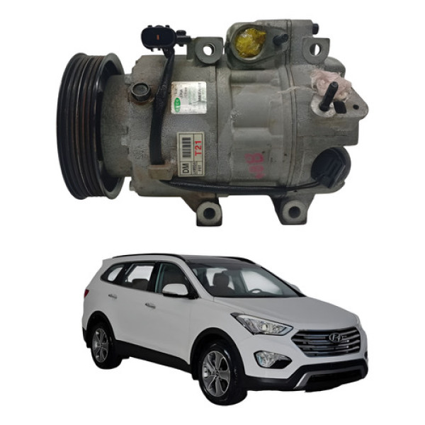 Compressor Ar Condicionado Hyundai Santa Fe 3.3 V6 2014 2018