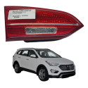 Lanterna Traseira Esquerda Santa Fe 2014 2018 Tampa Original Esquerdo/motorista Vermelho