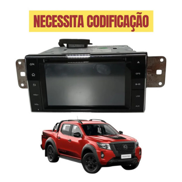 Kit Multimídia Tela Nissan Frontier 2017 2018 2019 Original