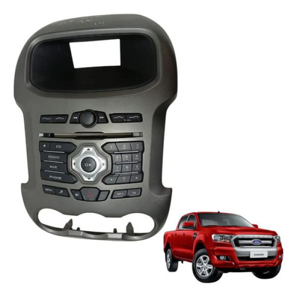 Comando Ar Condicionado Moldura Som Ford Ranger 2014 2015