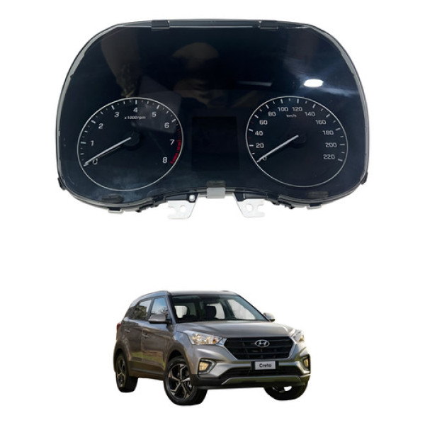 Painel Instrumentos Velocimetro Hyundai Creta 1.6 2017 2021 Preto