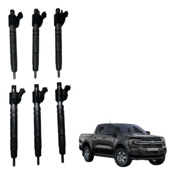 Bico Injetor Ford Ranger 3.0 V6 Limited 2024 2025 Jogo -