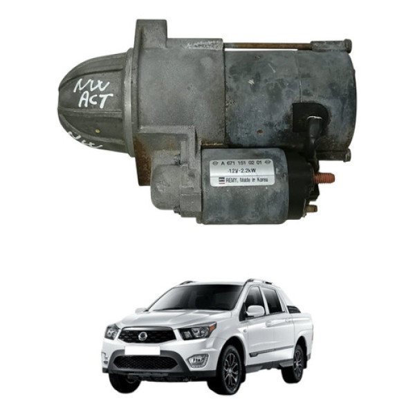 Motor Arranque Ssangyong New Actyon 2013 2015 2.0