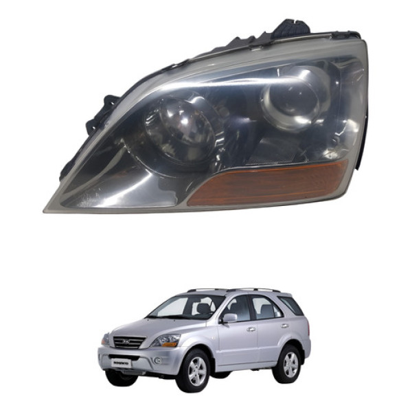Farol Esquerdo Kia Sorento 2007 2009 Original Esquerdo/motorista