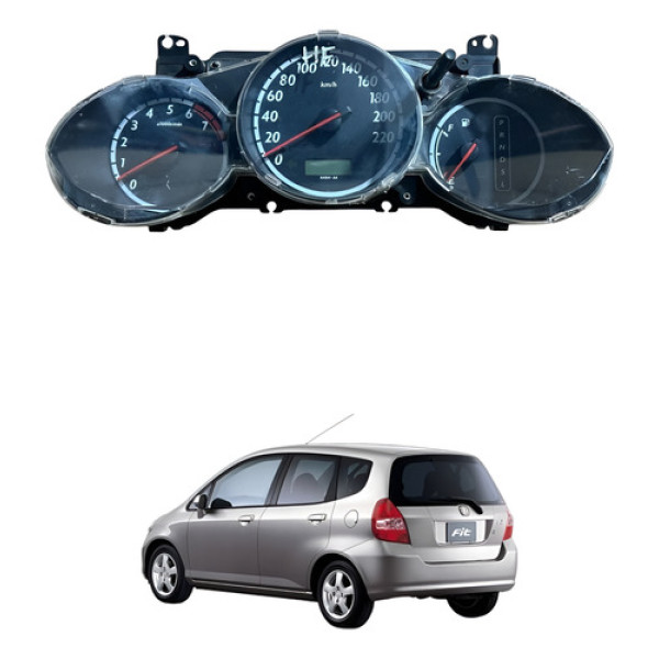 Painel Instrumentos Honda Fit 2005 2008 Automático Preto