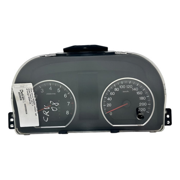 Painel Instrumento Honda Crv 2007 2008 2009 2010 2011 Preto