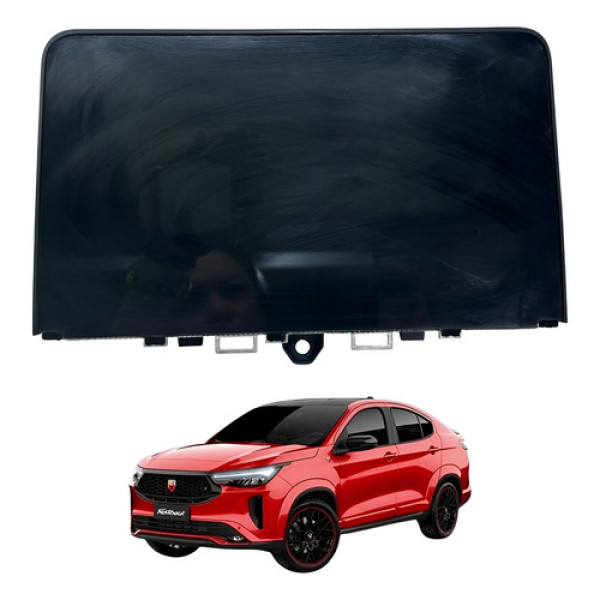 Tela Multimidia Fiat Pulse Fastback 2022 2023 2024 Preto