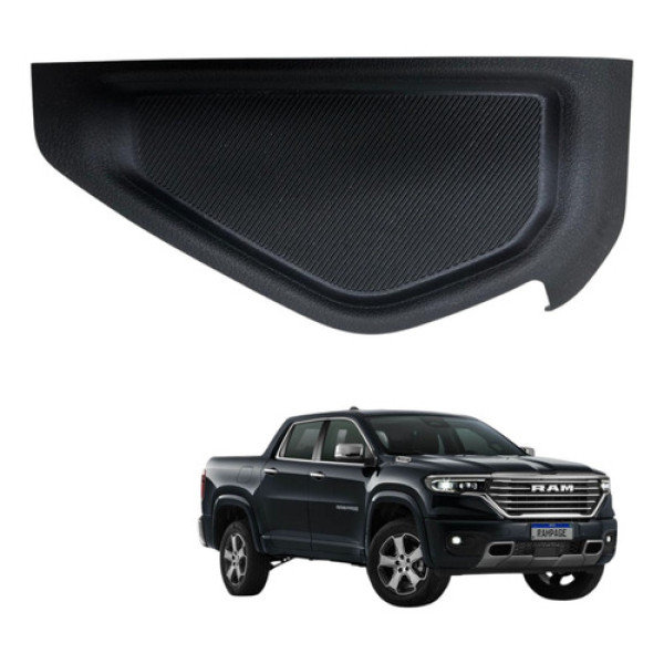 Acabamento Lateral Direito Painel Ram Rampage 2023 2024 2025 Preto