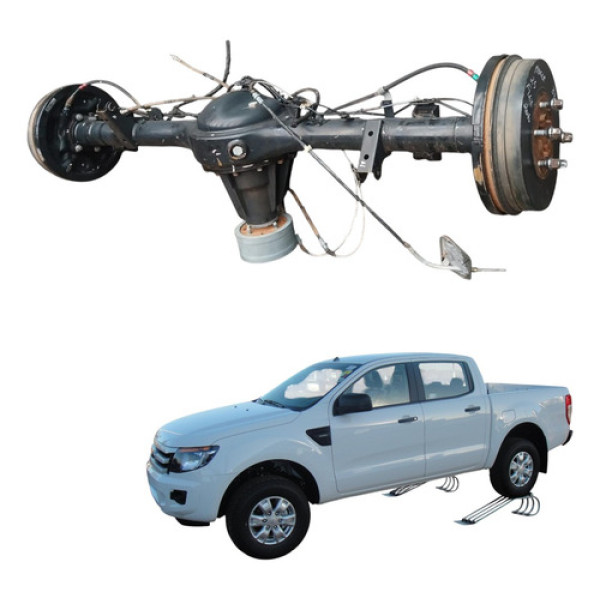Diferencial Traseiro Ford Ranger 2.5 Flex 2014 2018 Rel 7x37