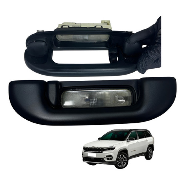 Alca Teto Jeep Commander 2022 2024 Traseira Direita Preto