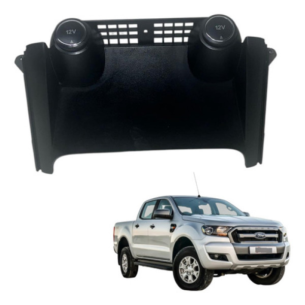 Acabamento Inferior Tomada 12v Ford Ranger 2016 2020
