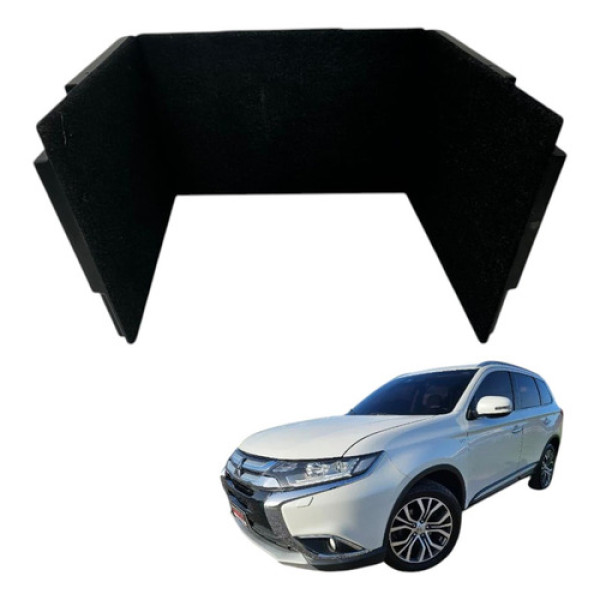 Acabamento Porta Malas Mitsubishi Outlander 2016 2019 Preto