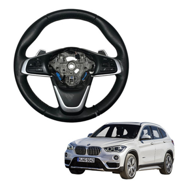 Volante Direcao Bmw X1 2016 2017 2018 2019 Original Preto