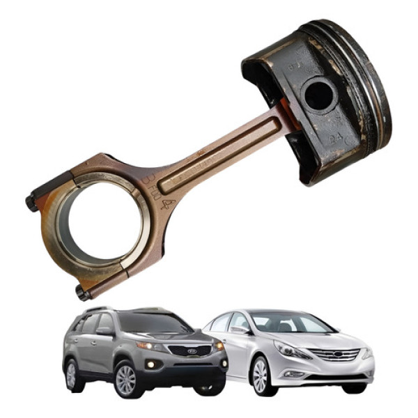 Pistão Com Biela Sorento Sonata 2.4 16v 2010 2014