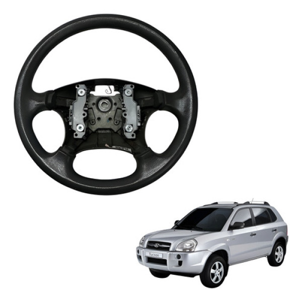 Volante Direcao Hyundai Tucson 2007 2012 Original Preto