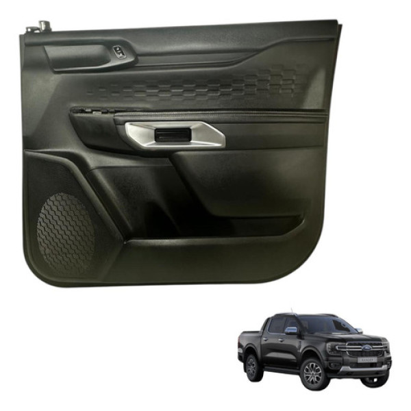 Forro Porta Dianteira Direita Ford Ranger Limited 2024 2025 Preto