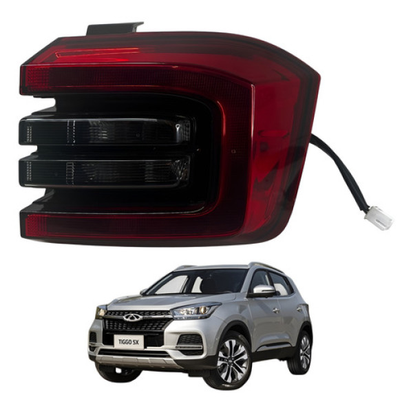 Lanterna Traseira Direita Chery Tiggo 5x 2018 2022 Original Direito/passageiro Vermelho