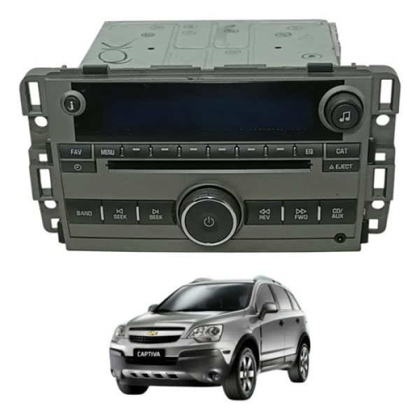 Rádio Original Chevrolet Captiva Sport 2011 2013