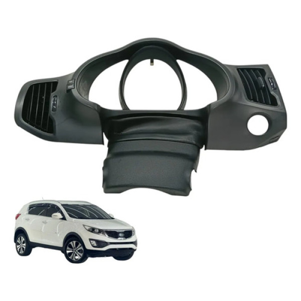 Moldura Painel Instrumentos Com Difus Sportage Ex 2012 2015 Preto