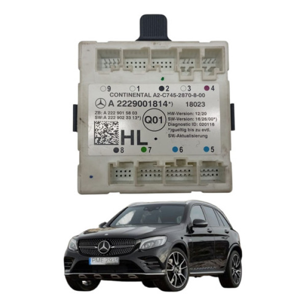 Modulo Porta Dianteira Direita Mercedes Benz Glc 43 2018
