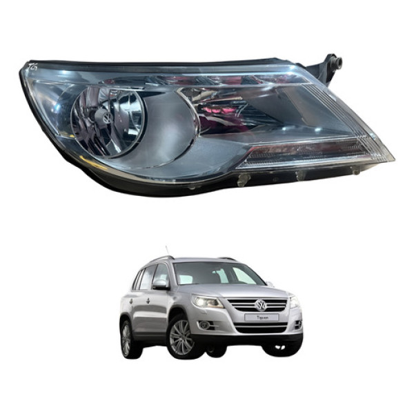 Farol Direito Volkswagen Tiguan 2008 2009 2010 2011 Direito/passageiro