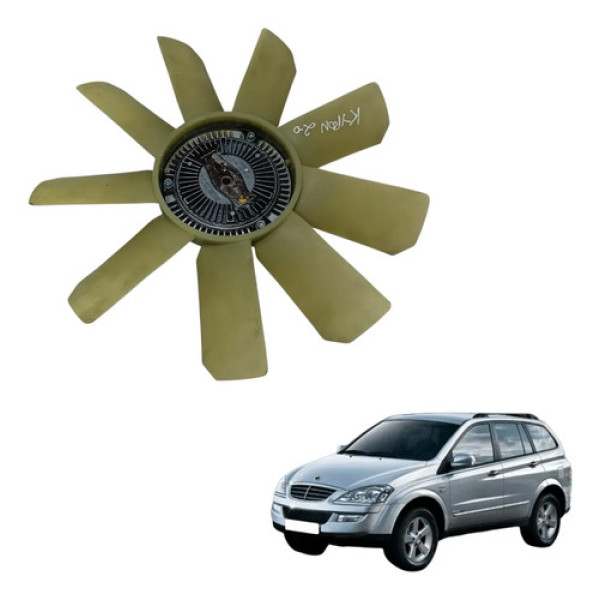 Hélice Viscosa Com Polia Ssangyong Actyon Kyron 2011 2012