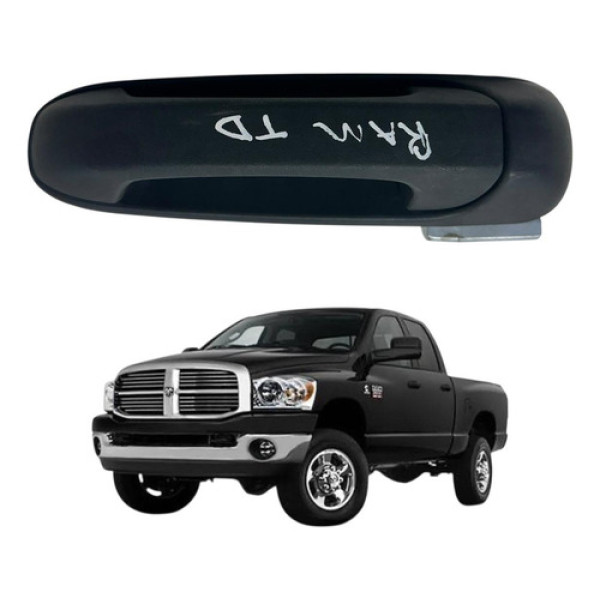 Maçaneta Externa Traseira Direita Dodge Ram 2500 2007 2010 Traseira