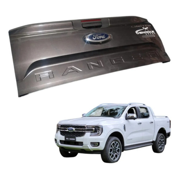 Tampa Traseira Ford Ranger 2024 2025 Original Preto