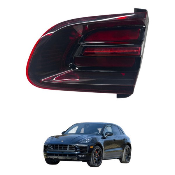 Lanterna Traseira Porsche Macan 3.0 2015 2018 Esquerda Tampa Esquerdo/motorista Vermelho