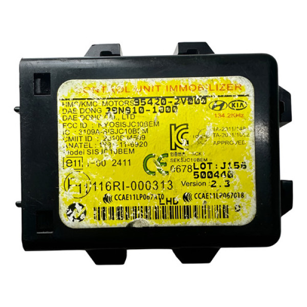 Modulo Imobilizador Ignição Hyundai Hb20 95420-2v000