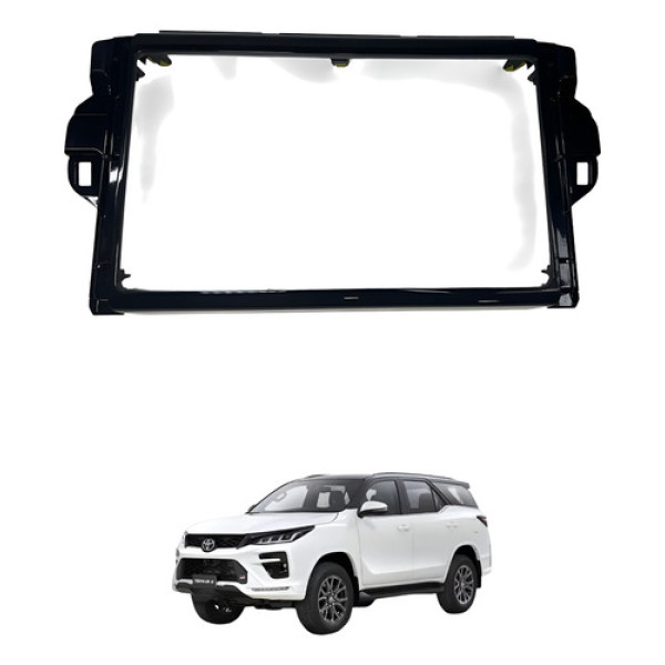 Moldura Multimidia Toyota Hilux Sw4 2.8 2021 2024 Original Preto