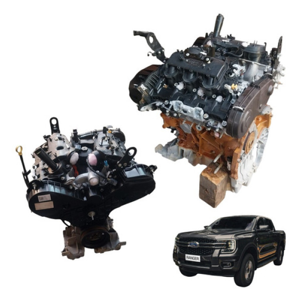 Motor Parcial Ford Ranger 3.0 V6 Diesel 250cv 2024 2025