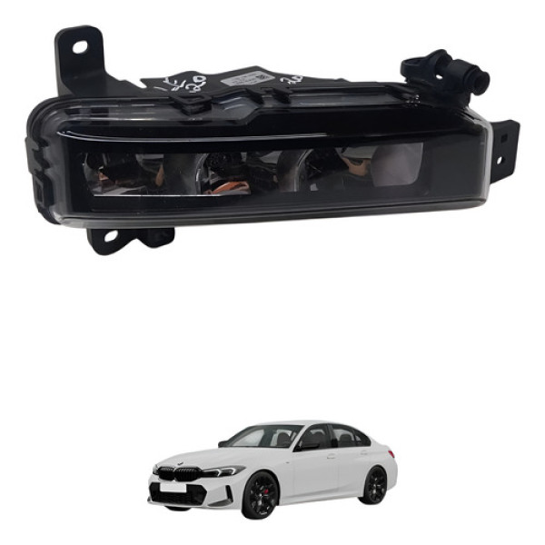 Farol De Milha Neblina Bmw 320i 2019 2023 G20 Esquerdo Transparente