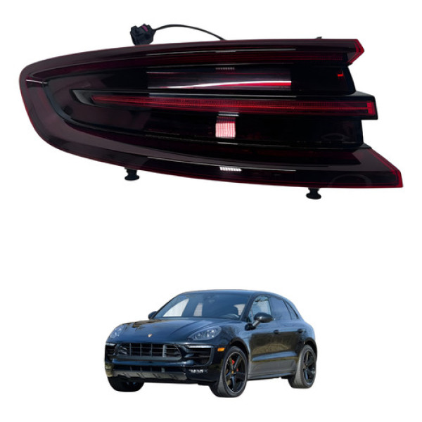 Lanterna Traseira Porsche Macan 3.0 2015 2018 Direita Canto Direito/passageiro Vermelho