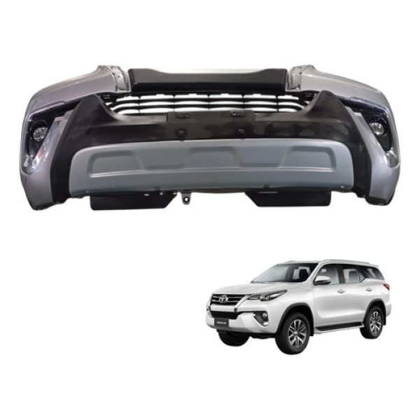 Parachoque Dianteiro Toyota Sw4 2016 2017 2018 2019 2020 Prateado
