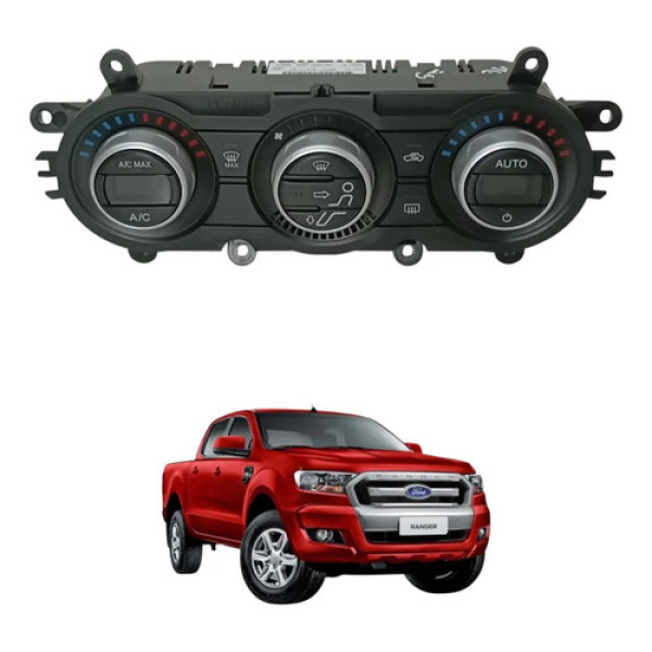 Comando Ar Condicionado Ford Ranger 2018 2019 2020 Digital